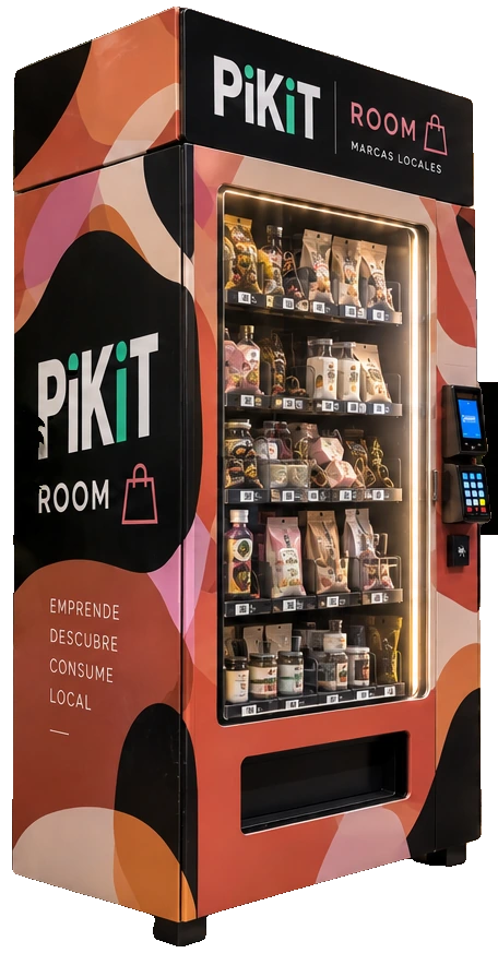 Máquina Pikit Room, vista izquierda